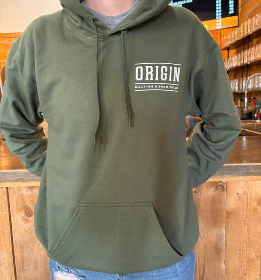Origin - We Grow Beer Hoody - Green