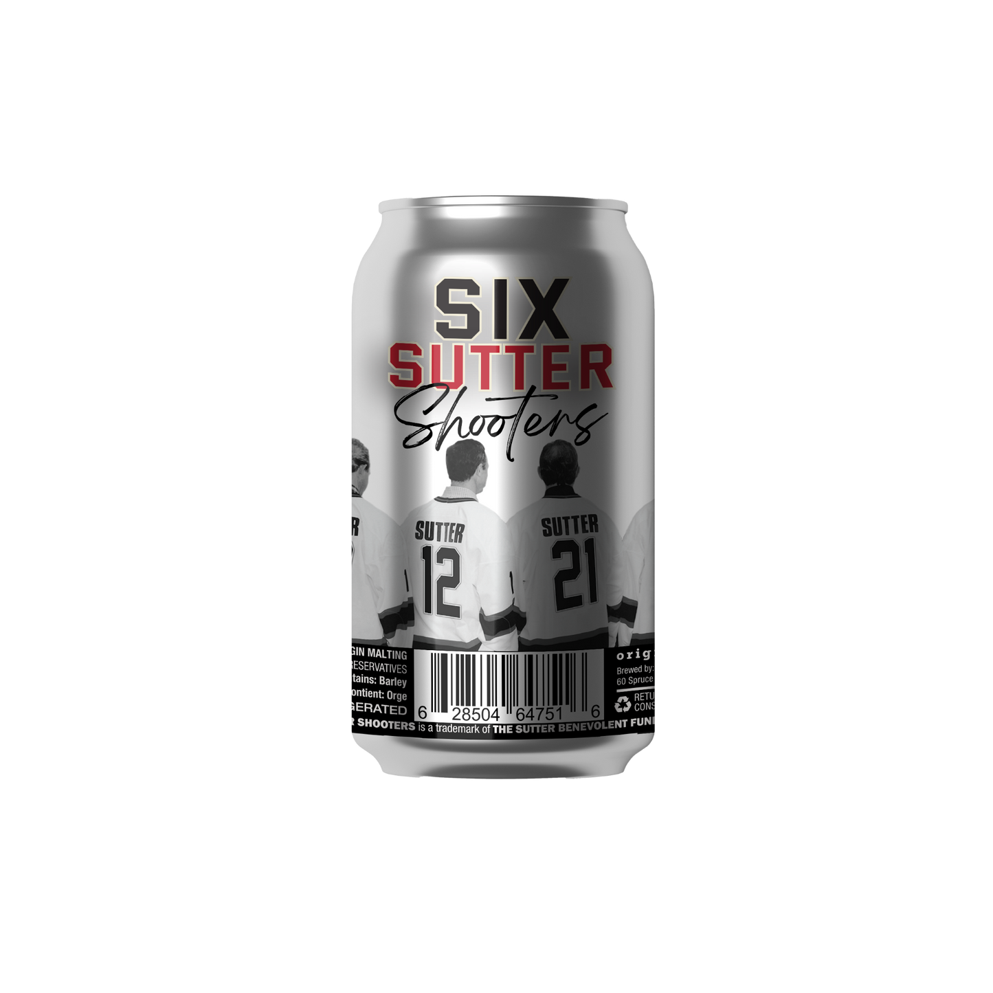 Six Sutter Shooters - American Lager (6 Pack)