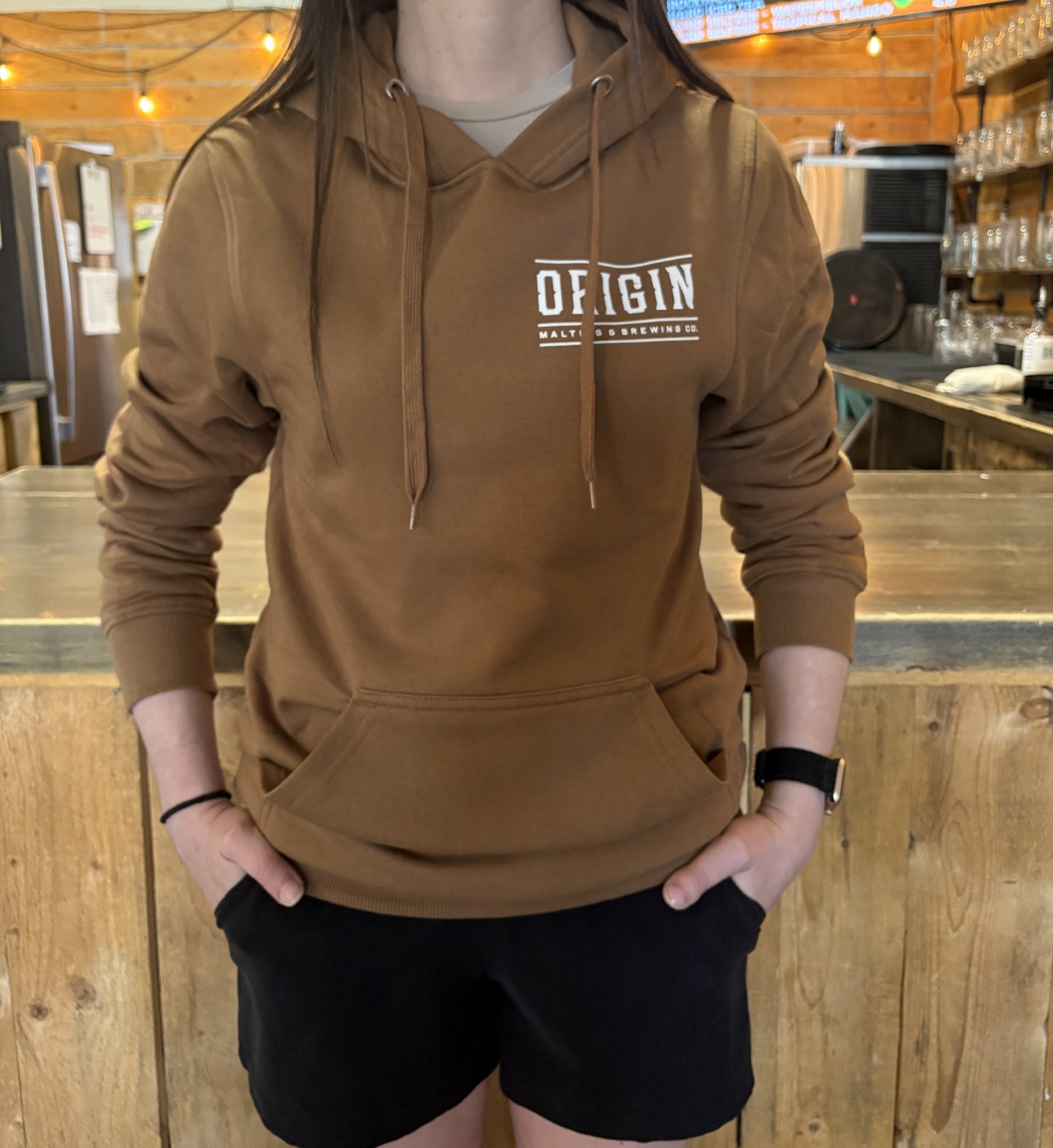 Origin - We Grow Beer Hoody - Brown