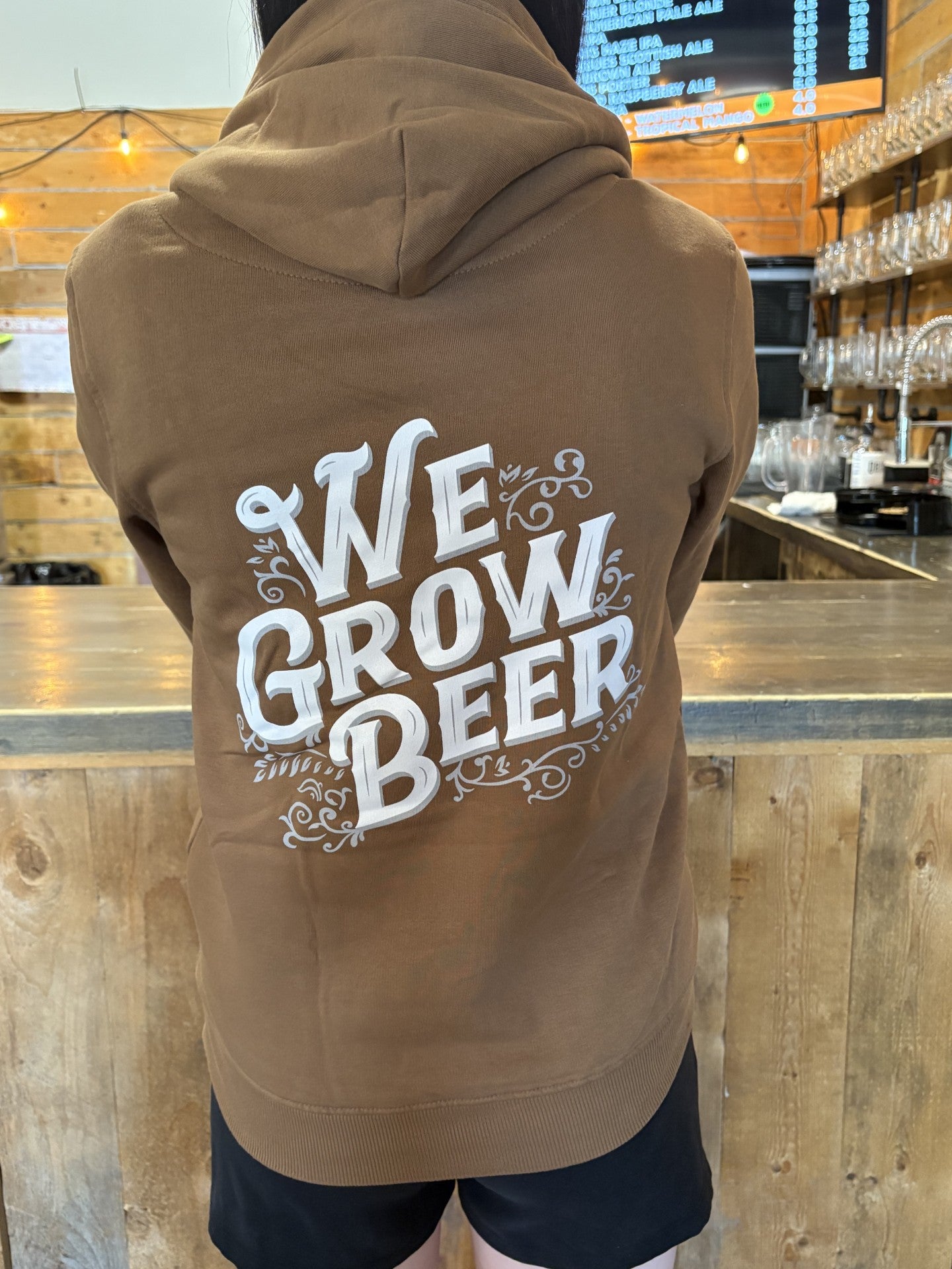 Origin - We Grow Beer Hoody - Brown