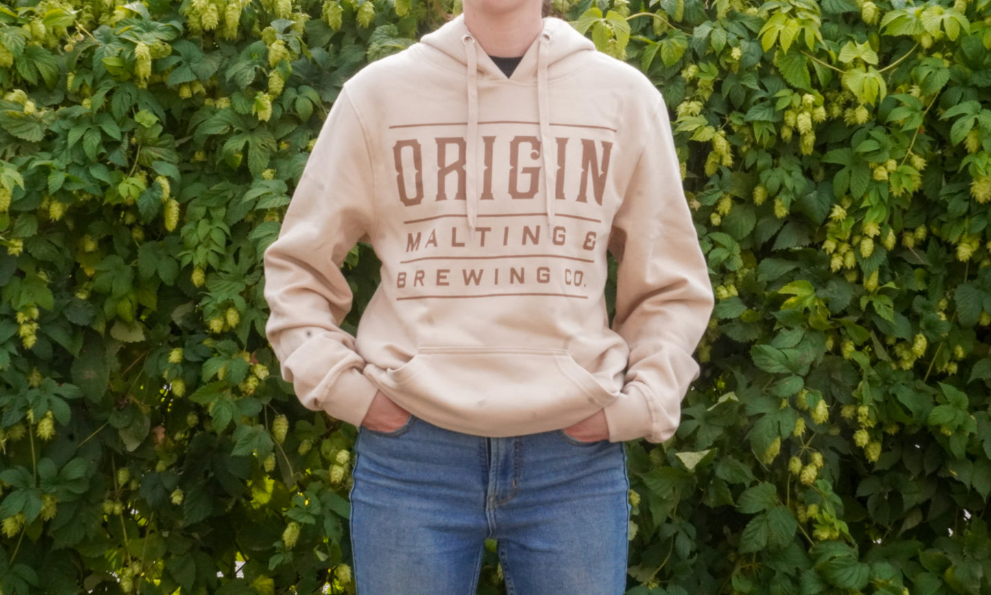 Origin - We Grow Beer Hoody - Sand