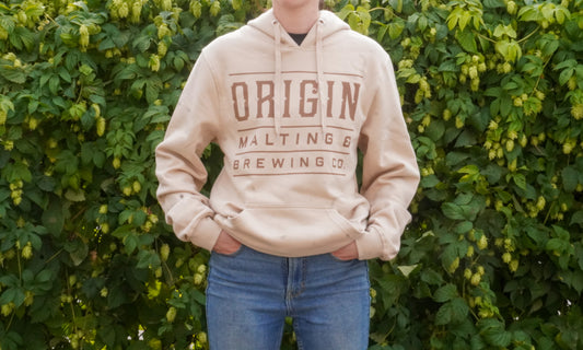 Origin - We Grow Beer Hoody - Sand