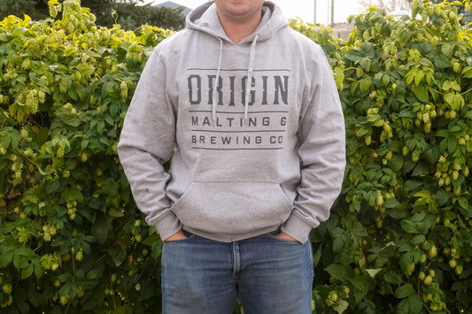 Origin - We Grow Beer Hoody - Grey