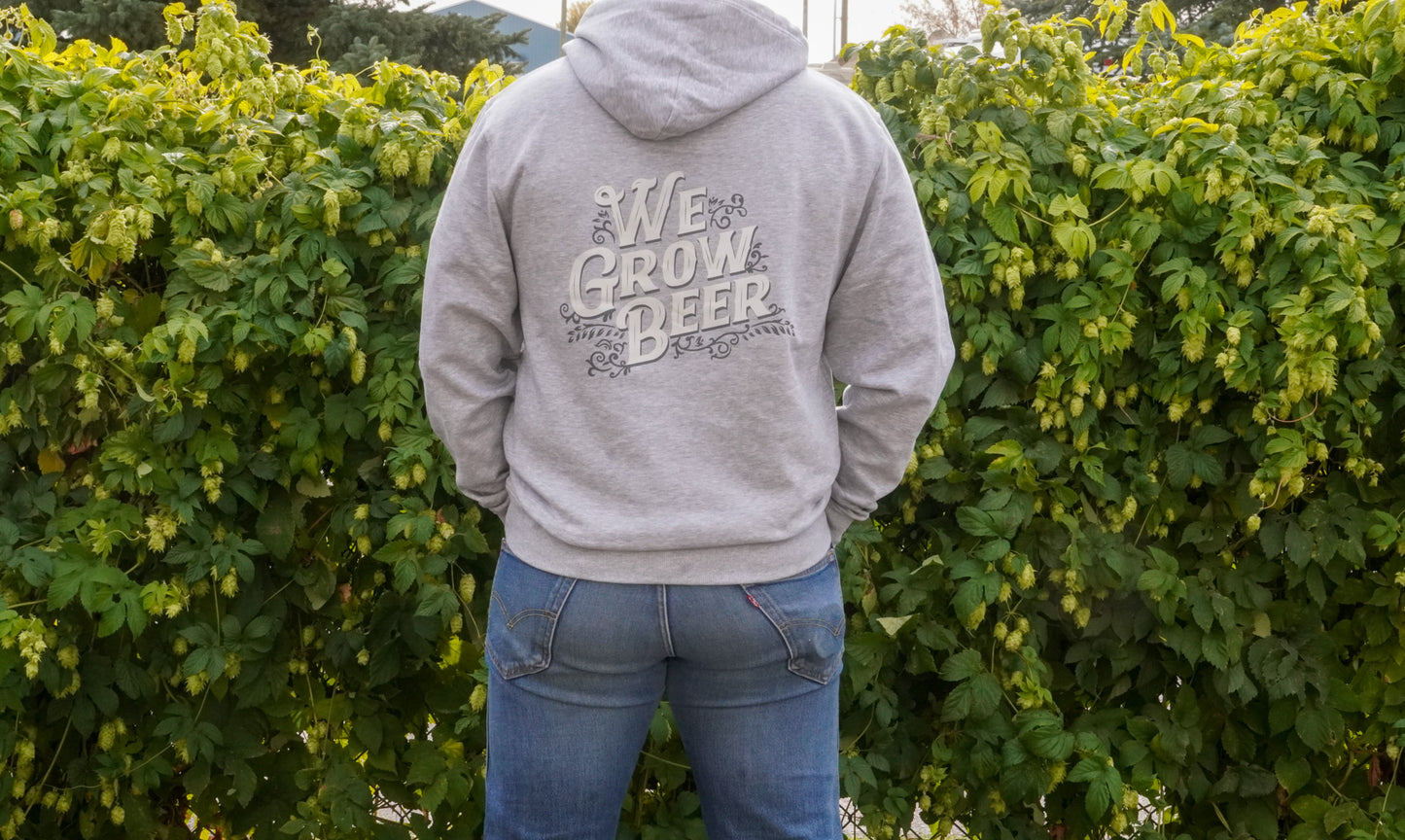 Origin - We Grow Beer Hoody - Grey