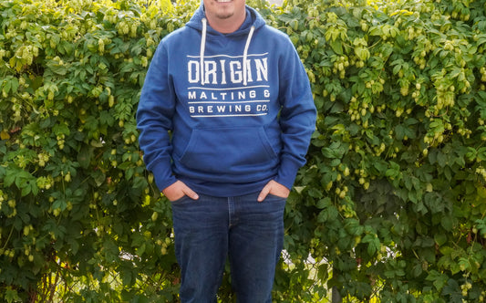 Origin - We Grow Beer Hoody - Blue