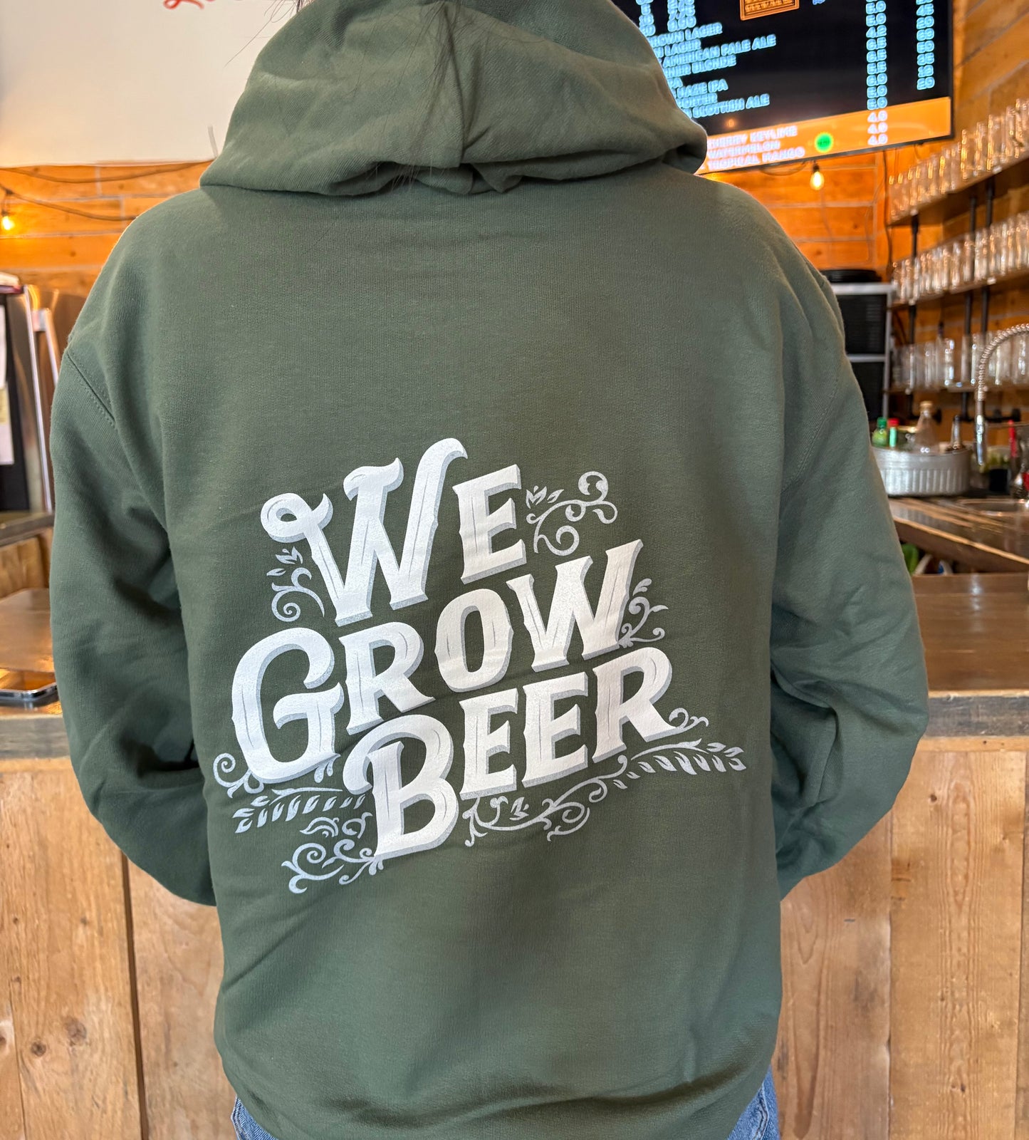 Origin - We Grow Beer Hoody - Green