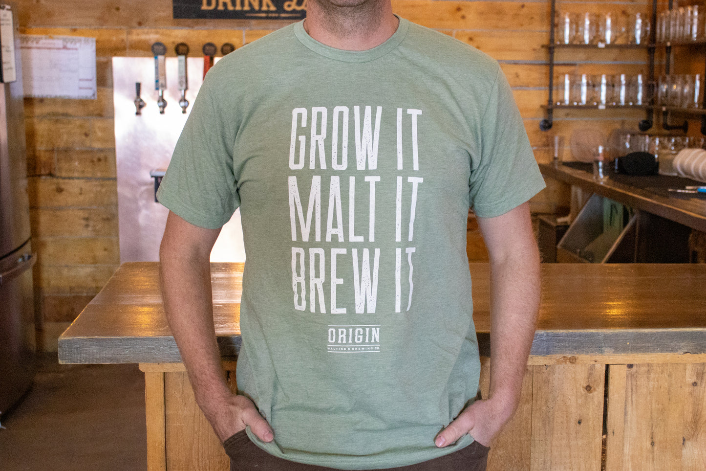 Grow It, Malt It, Brew It - Light Green