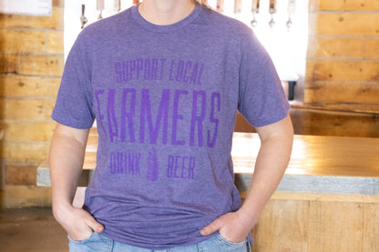 Support Local Farmers - Purple